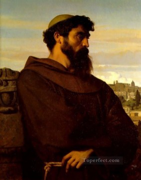 アレクサンドル・カバネル Painting - ローマの修道士 アカデミズム アレクサンドル・カバネル
